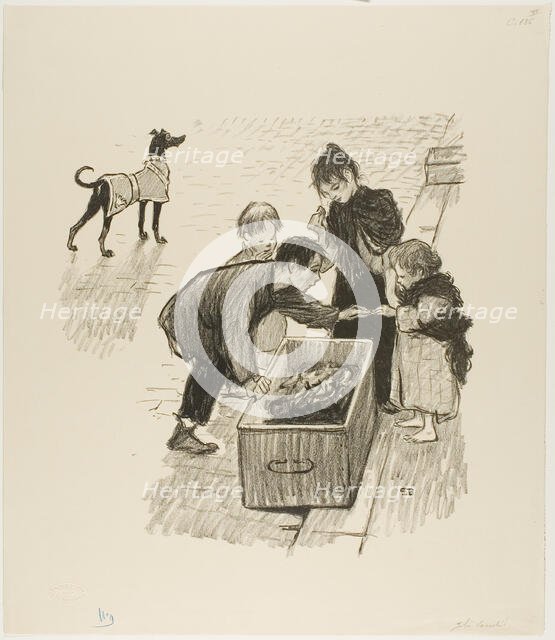 High society!, January 1894. Creator: Theophile Alexandre Steinlen.