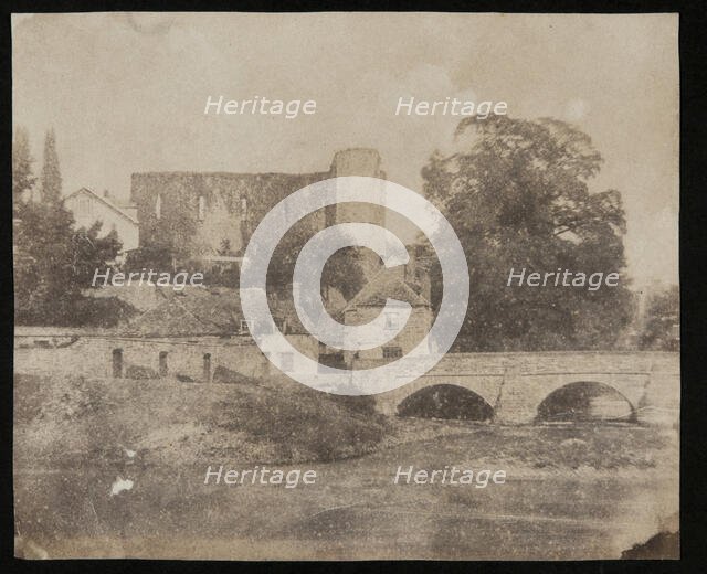 Brecon Castle, c1825-1875. Creator: Calvert Jones.