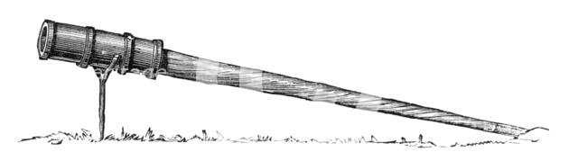 Semi-portable cannon, on forked rest (14th century), 1881. Creator: Unknown.