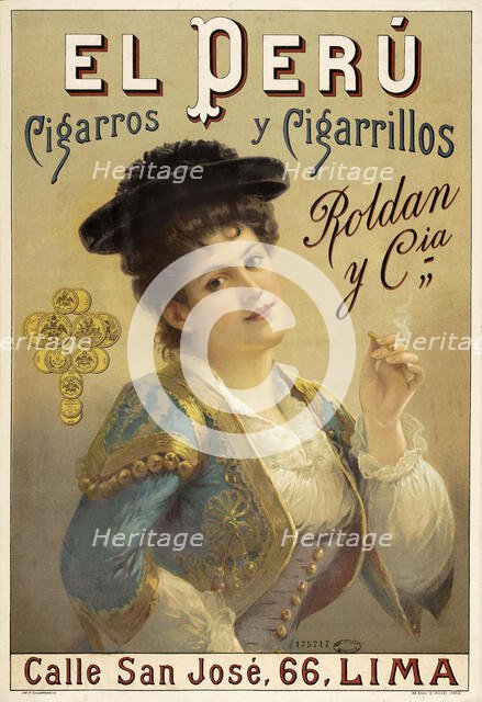 El Peru. Cigarros y cigarillos, 1895. Creator: Anonymous.