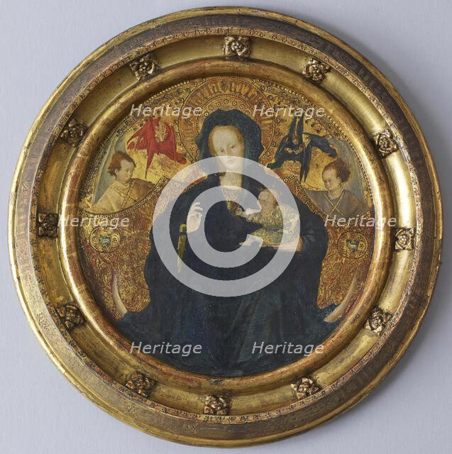 Madonna with the Christ Child Writing, c1410-1420. Creator: Unknown.