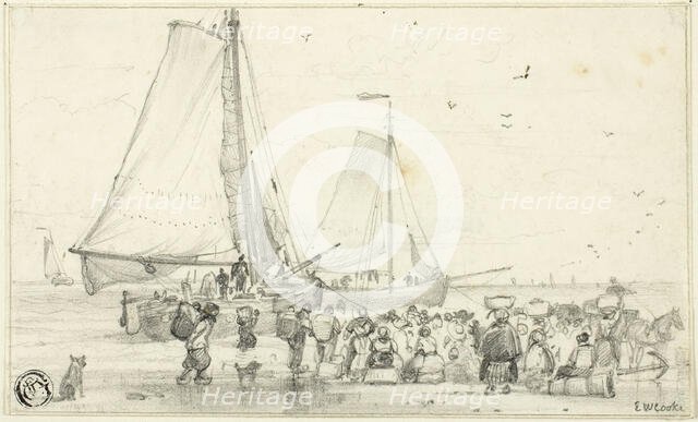 The Catch Coming In, n.d. Creator: Edward William Cooke.