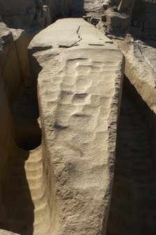 The unfinished obelisk, Aswan, Egypt, 2003.  Creator: Unknown.