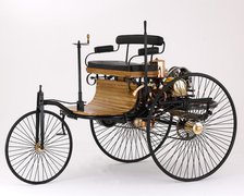 1885 Benz Three Wheeler. Artist: Unknown.