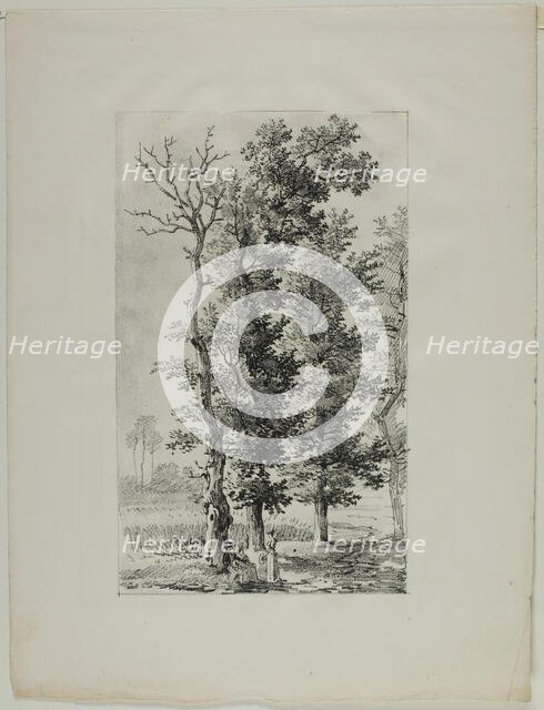 Study of Trees, c. 1817. Creator: Louis Pierre Baltard.