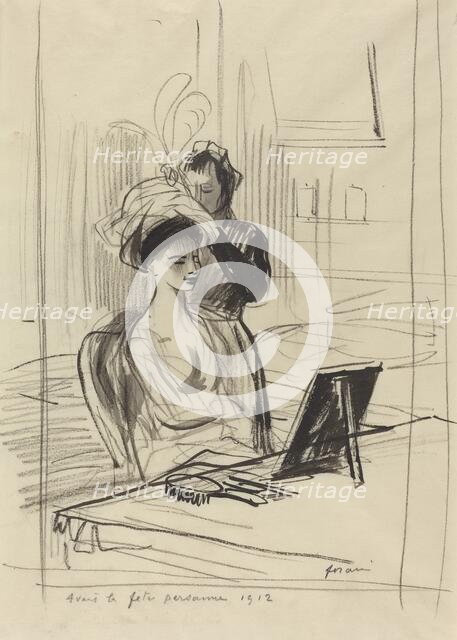 Avant la fete persane, 1912. Creator: Jean Louis Forain.