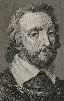 Alonso Pérez de Guzmán, called Guzmán el Bueno , Leonese military and nobleman, 1853. Creator: Antonio Roca Sallent.