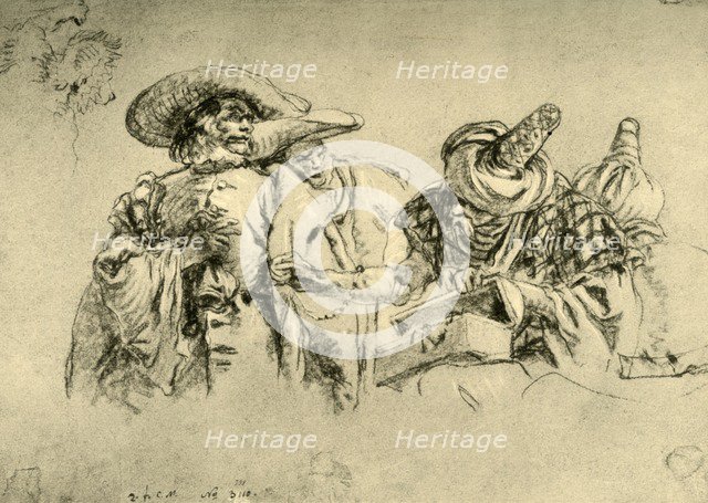 'An Oriental Dealer in Jewels and two European Merchants', 1752-1753, (1928). Artist: Giovanni Battista Tiepolo.