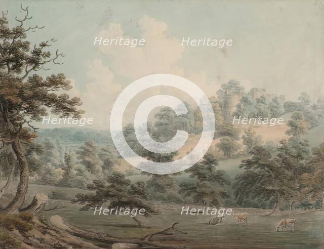 Castle on Hill, 1796. Creator: Edward Dayes.
