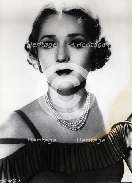 Mary Pickford (1893-1979), film actress born in Canada.