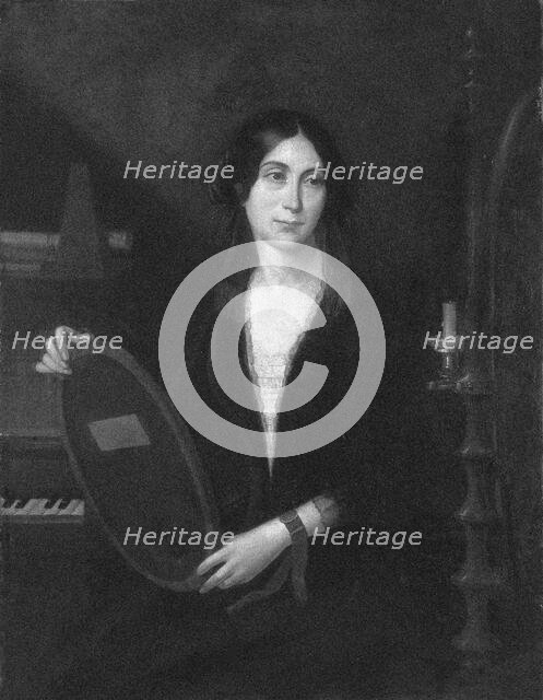 Portrait of Marceline Desbordes-Valmore (1786-1859). Creator: Ledru, Hilaire (1769-1840).