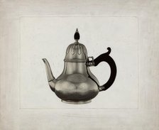 Teapot, 1935/1942. Creator: Unknown.