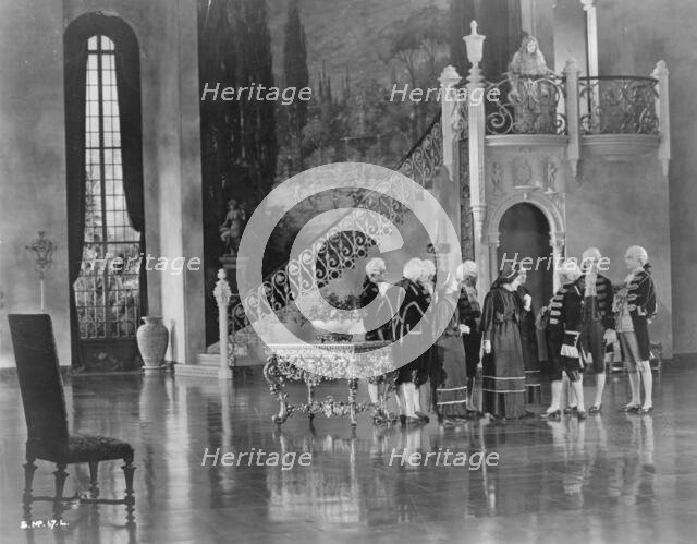 Hollywood set - interior view of palace, 1923. Creator: Unknown.