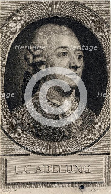 Johann Christoph Adelung (1732-1806). Creator: Geyser, Christian Gottlieb (1742-1803).