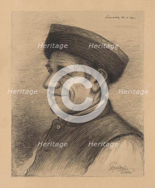 Baca, 1920. Creator: Ladislav Treskon.