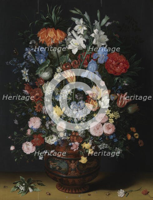 Flowers in a Vase, c1620-1690. Creator: Jan Brueghel the Younger.