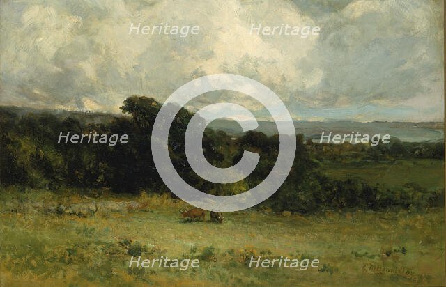 Pleasant Pastures, 1887. Creator: Edward Mitchell Bannister.