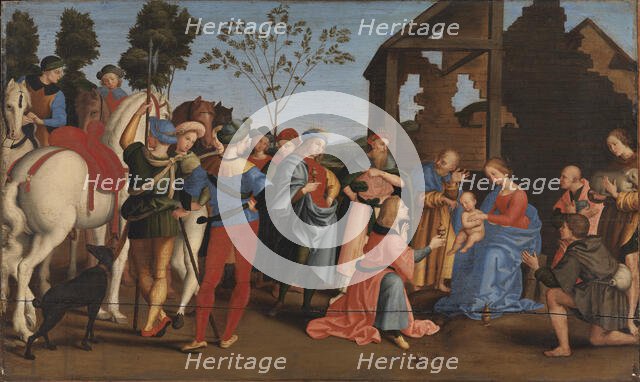 The Adoration of the Kings. Creator: Raphael (Raffaello Sanzio da Urbino) (1483-1520).