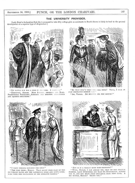 'The University Provider', 1913. Artist: Unknown