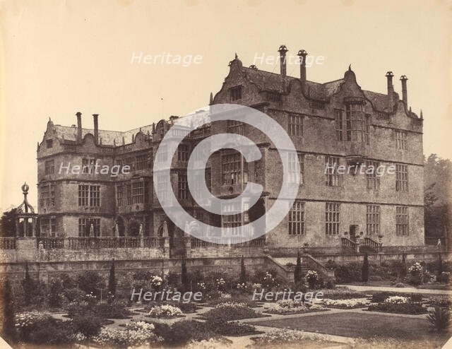 Montacute House near Yeovil, 1857-60. Creator: Alfred Capel-Cure.