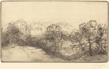 Near the Woods (Pres du bois). Creator: Alphonse Legros.