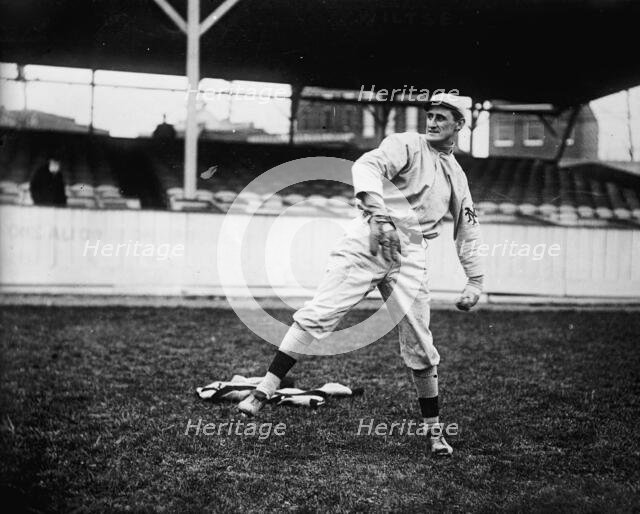 George "Hooks" Wiltse, New York NL (baseball), 1913. Creator: Bain News Service.