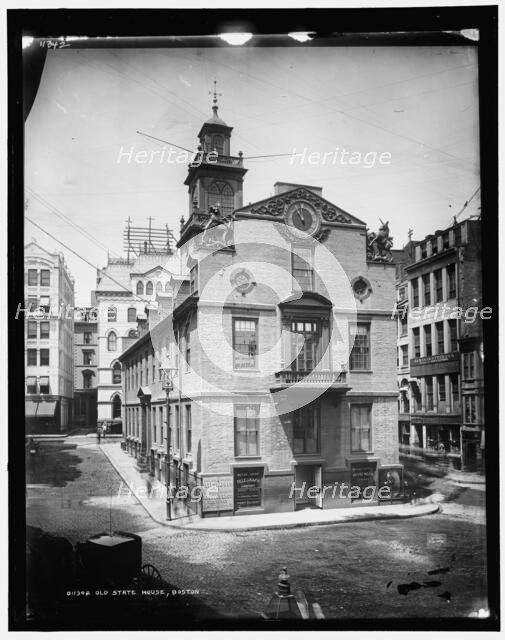 Old State House, Boston, between 1890 and 1899. Creator: Unknown.