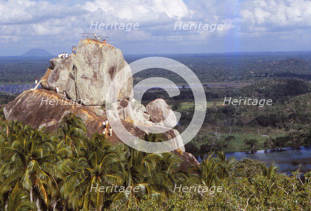 Mihintale pilgrimage site, near Anuraddhapura, Sri Lanka, established 3rd century BC. (20th century) Artist: Unknown.