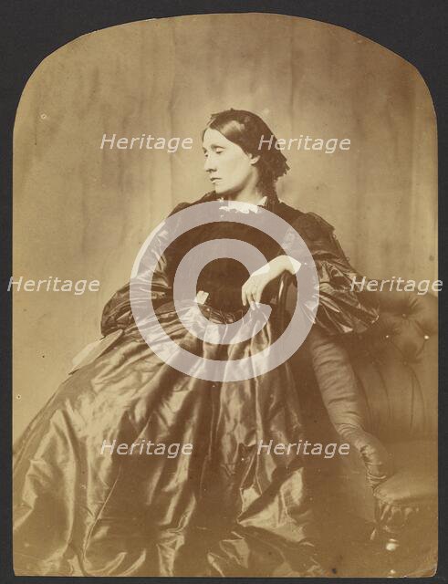 Portrait of a Woman, about 1865. Creator: Oscar Gustav Rejlander.