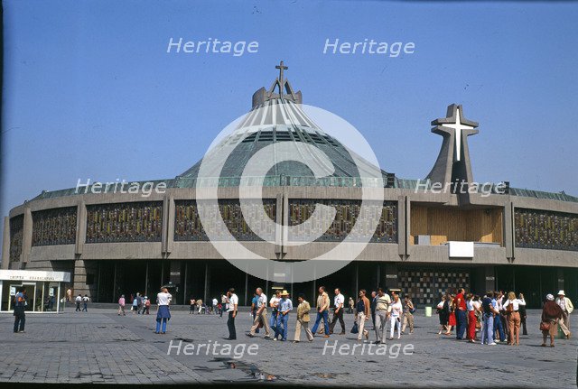 Mexico City, new Basilica of Guadalupe, patroness of Mexico and Empress of the Americas, inaugura…