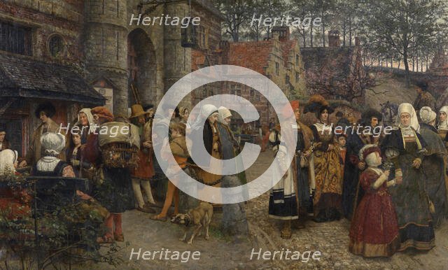 Within the Walls of Antwerp in 1550, (1901). Creator: Karel Boom.