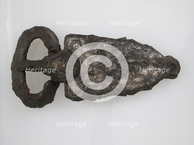 Belt Buckle, Frankish or Burgundian, 7th century. Creator: Unknown.