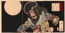 Ichikawa Danjuro IX as Kezori Kuemon, About 1890. Creator: Tsukioka Yoshitoshi.