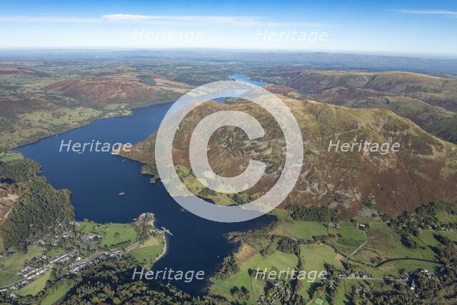 Birk Fell and Ullswater looking north east, Glenridding, Cumbria, 2024. Creator: Robyn Andrews.