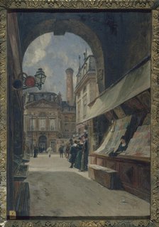 Passage Verite and Place de Valois, 1897. Creator: Paul Schaan.