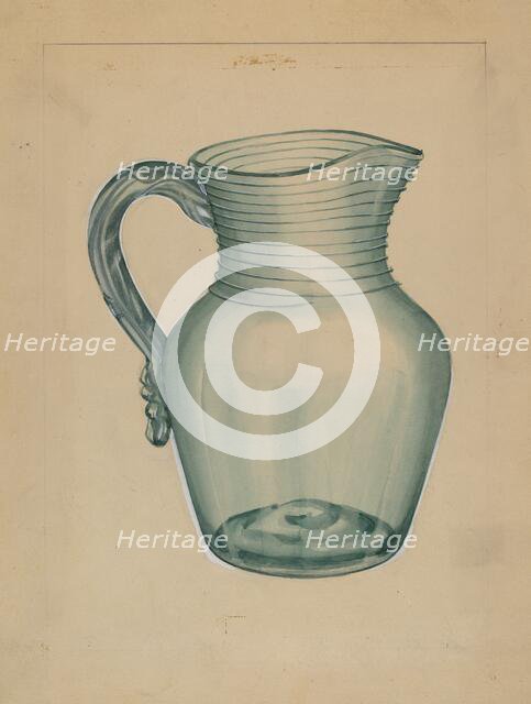 Pitcher, c. 1935. Creator: John Dana.