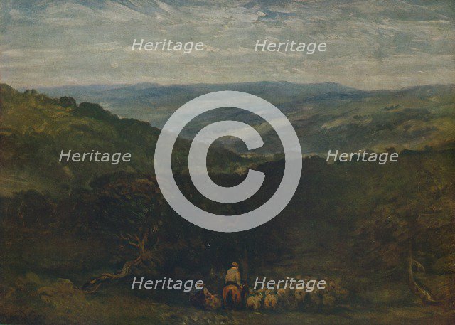 'In the Park, Bolton Bridge', c1852. Artist: David Cox the elder.