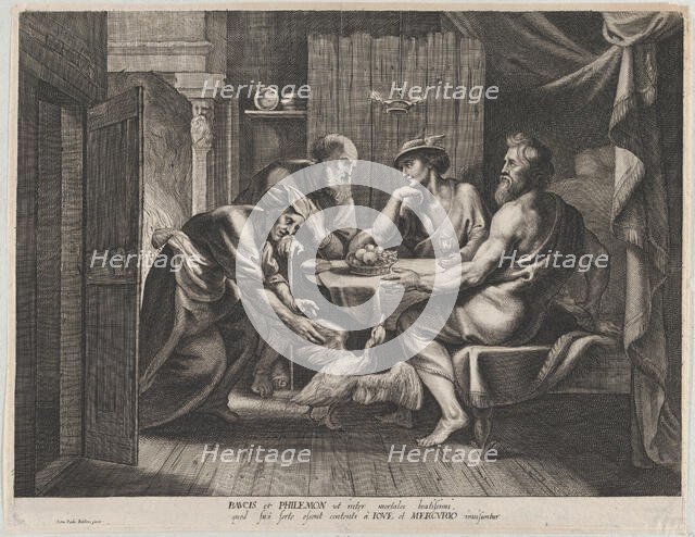 Jupiter and Mercury with Philemon and Baucis, ca. 1627-70. Creator: Anon.