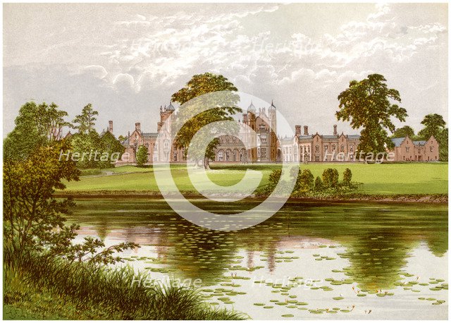 Capesthorne, Cheshire, home of the Davenport family, c1880. Artist: Unknown