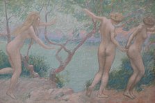Trois grâces à Porquerolles, 1902. Creator: Auburtin, Jean Francis (1866-1930).