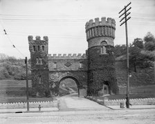 The Elsinore Tower gate, Eden Park, Cincinnati, Ohio, c.between 1900 and 1910. Creator: Unknown.