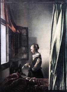 'Girl Reading a Letter at an Open Window', c1657. Artist: Jan Vermeer