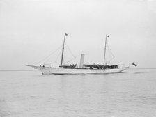 The steam yacht 'Madrigal', 1913. Creator: Kirk & Sons of Cowes.
