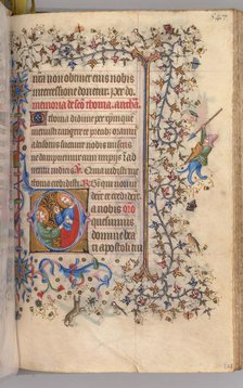Hours of Charles the Noble, King of Navarre (1361-1425), fol. 268r, St. Thomas, c. 1405. Creator: Master of the Brussels Initials and Associates (French).