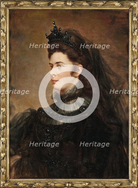 Portrait of Elisabeth of Bavaria, c1890. Creator: Anonymous ().