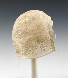 Cap, American, ca. 1820. Creator: Unknown.