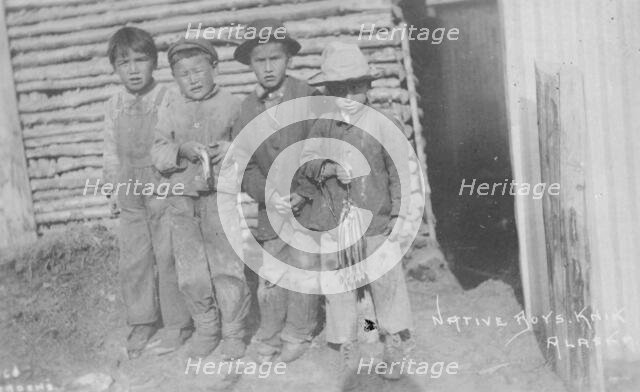 Native boys, between c1900 and c1930. Creator: Unknown.