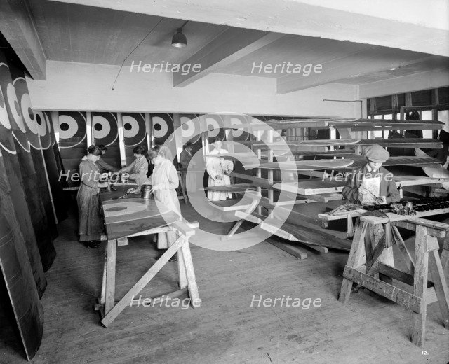 War work at Waring & Gillow, Hammersmith, London, 1916. Artist: Bedford Lemere and Company