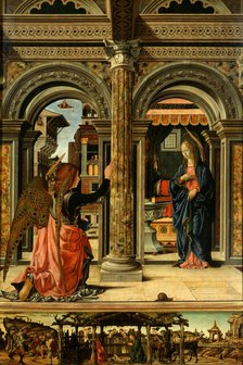The Annunciation, 1470-1472. Creator: Francesco del Cossa (1436-1478).