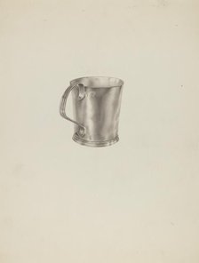 Silver Mug, c. 1938. Creator: Palmyra Pimentel.